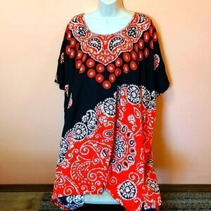 Metropolitan summer poncho art to wear OS